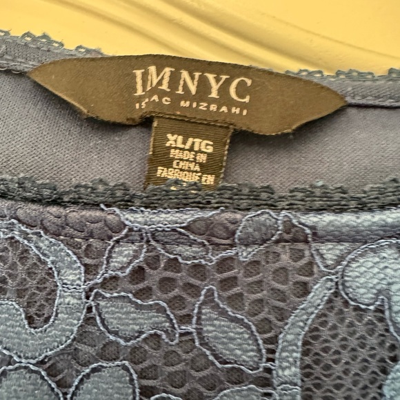 💕Host Pick💕 IMNYC Blue Lace Overlay Top - Picture 7 of 9